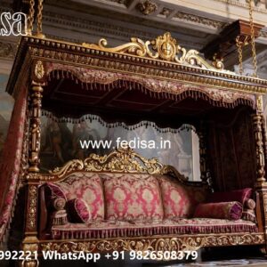 Stylish Wooden Swing Design for Drawing Room Beauty No-4541