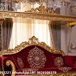 Wooden Swing Design for Traditional South Indian Homes No-4544