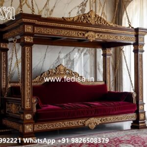 Contemporary Wooden Swing Design for Stylish Living Room No-4549