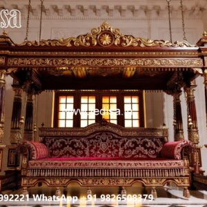 Premium Wooden Swing Design for Modern Villa Decor No-4551