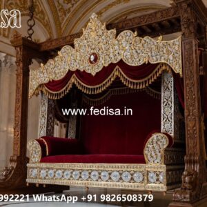 Wooden Swing Design with Royal Heritage Finishing No-4554