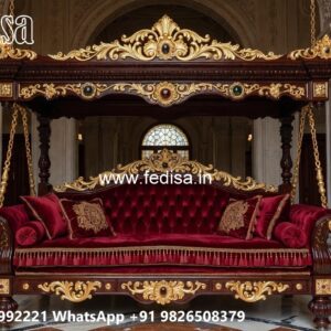 Stylish Wooden Swing Design for Elegant Home Ambience No-4557