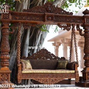 Indoor Wooden Swing Design for Sophisticated Home Style No-4574