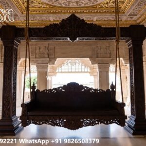 Modern Luxury Wooden Swing Design for Villas No-4577