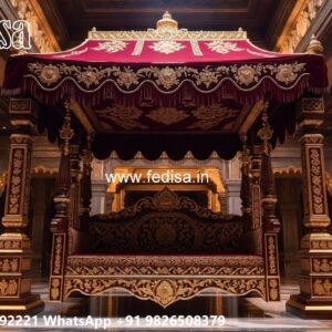 Wooden Swing Design with Traditional Handcrafted Beauty No-4578