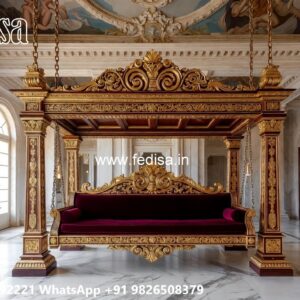 Wooden Swing Design with Elegant Hanging Rope Style No-4597