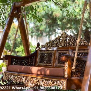 Wooden Swing Design for Artistic Home Interior Beauty No-4598