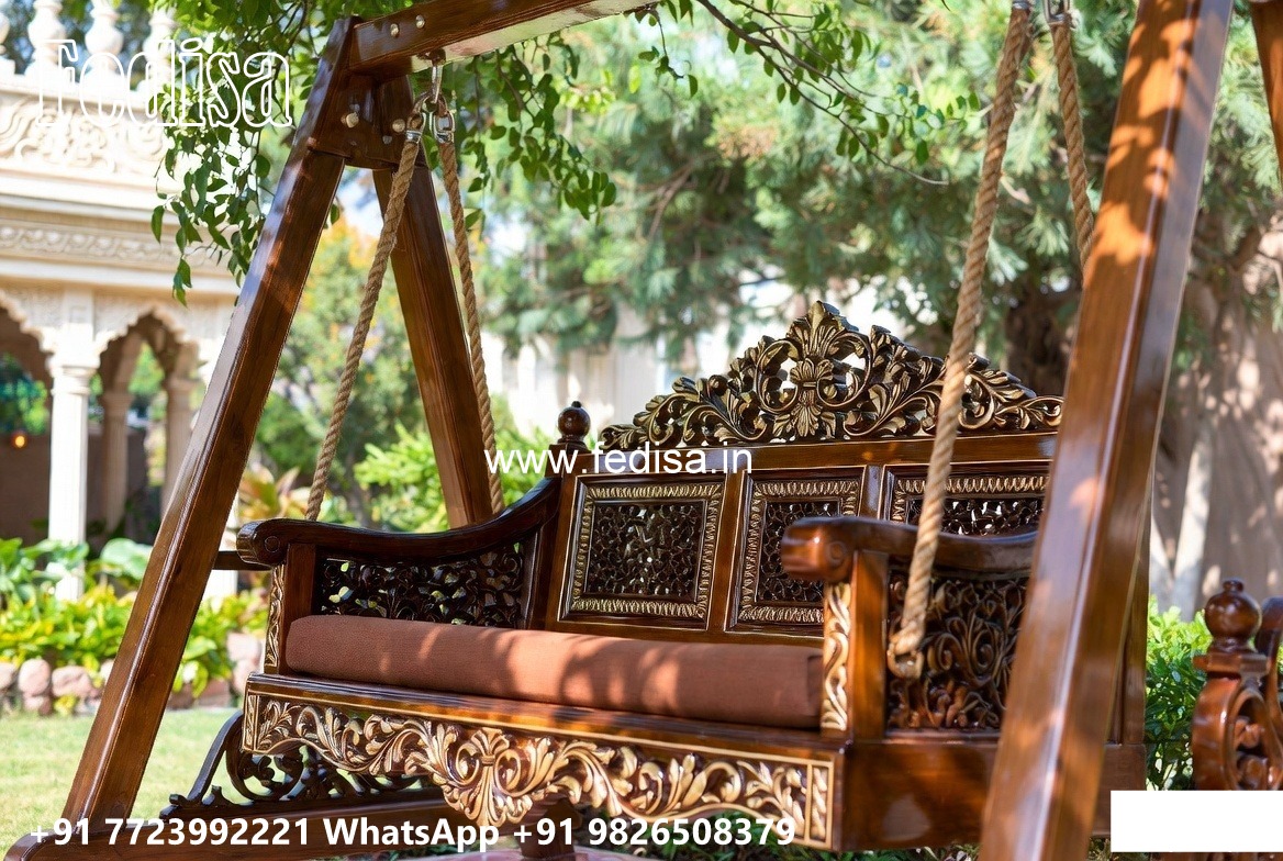Wooden Swing Design for Artistic Home Interior Beauty No-4598