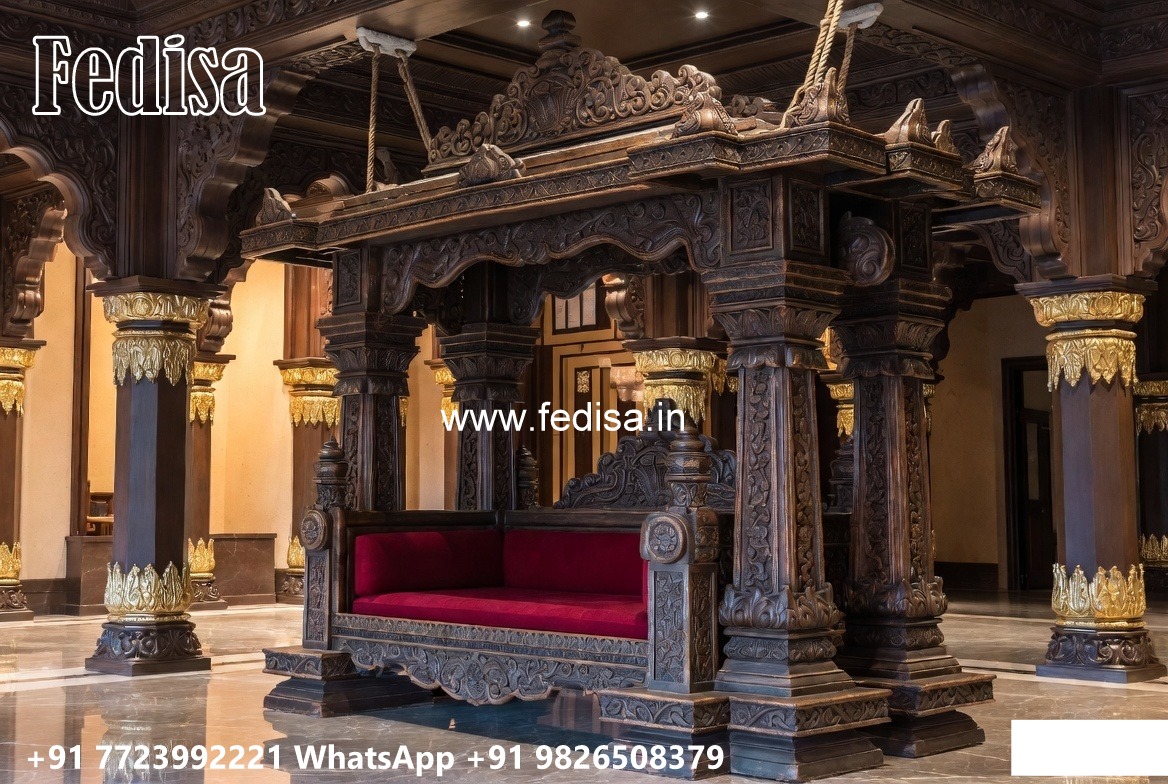 Luxury Swing Design with Rich Teak Wood Texture No-4626