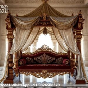 Luxury Swing Design with Beautiful Carved Backrest No-4646