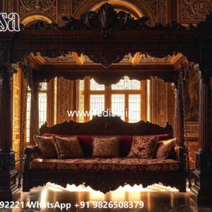 Luxury Swing Design with Traditional Wooden Craft Style No-4655
