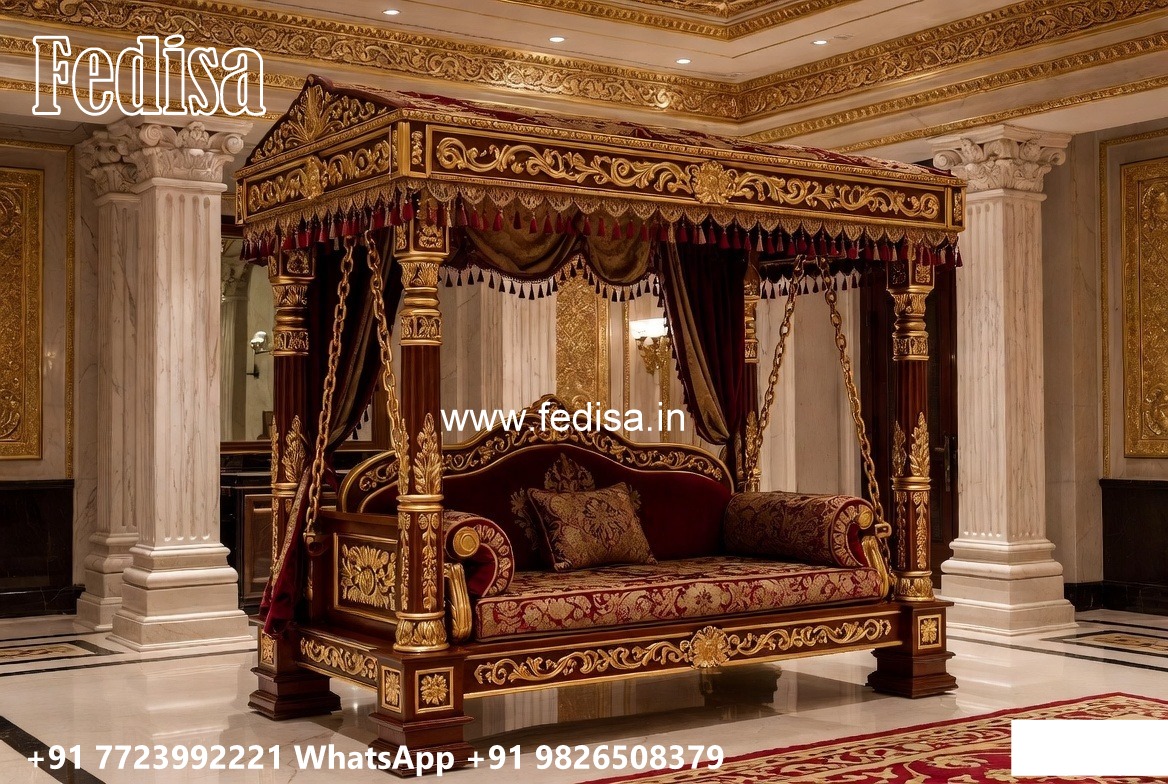Luxury Swing Design with Elegant Wooden Craftsmanship No-4675