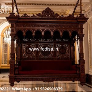 Luxury Swing Design with Rich Wooden Texture Finish No-4688
