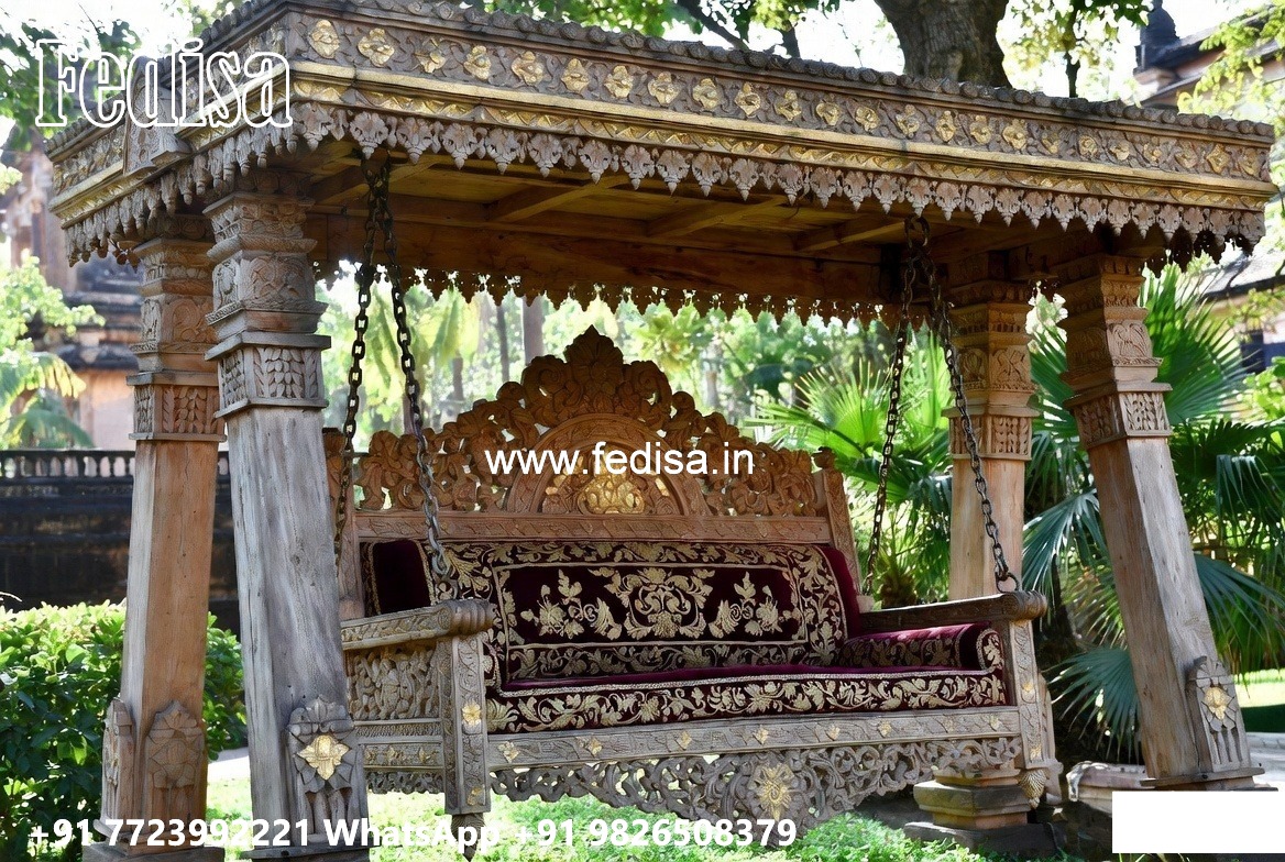 Luxury Swing Design with Decorative Brass Detailing No-4697