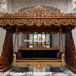 Wooden Royal Swing Design with Artistic Traditional Touch No-4816