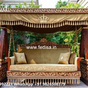 Traditional Royal Swing Design for Indian Home Interiors No-4825