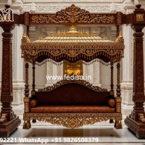 Antique Wood Carving Swing Design with Heritage Look No-4876