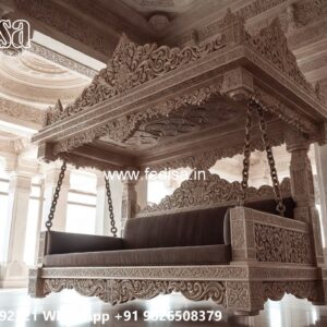 Royal Wood Carving Swing Design for Luxury Interior Styling No-4880