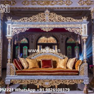 Beautiful Wood Carving Swing Design with Antique Charm No-4914