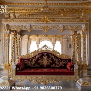 Wood Carving Swing Design with Traditional Wooden Beauty No-4915