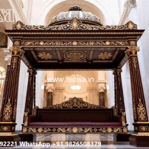 Beautiful Wood Carving Swing Design for Indoor Hall Areas No-4928