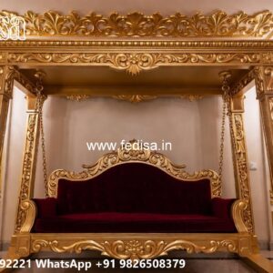 Indoor Wood Carving Swing Design for Relaxing Luxury Spaces No-4943