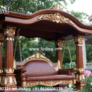 Premium Wooden Swing Design for Balcony and Garden No-4955