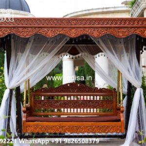 Classic Wooden Swing Design for Luxury Villa Interiors No-4956