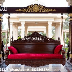 Antique Wooden Swing Design for Traditional Interior Look No-4959