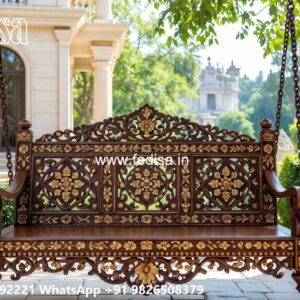 Wooden Swing Design with Traditional Indian Craftsmanship No-4968