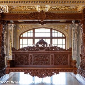 Decorative Wooden Swing Design for Home Entrance Area No-4969