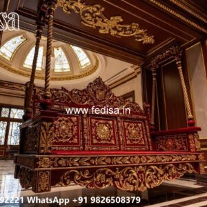 Wooden Swing Design for Peaceful Relaxation Corner No-4980