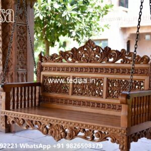 Modern Hanging Wooden Swing Design for Home Interiors No-4989