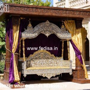 Wooden Swing Design for Traditional South Indian Homes No-4994
