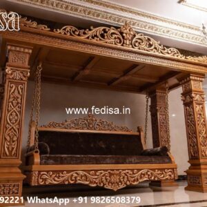 Modern Wooden Swing Design with Sleek Finishing Style No-4995