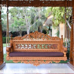 Traditional Wooden Jhula Design for Cultural Home Style No-5003