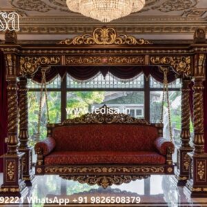Wooden Swing Design for Beautiful Balcony Seating No-5010