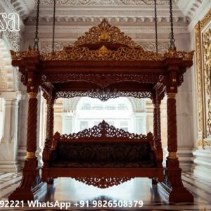 Stylish Wooden Swing Design with Premium Wood Texture No-5022