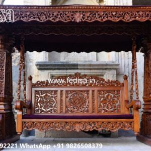 Royal Wooden Swing Design for Palace Style Interiors No-5030