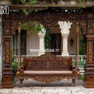 Wooden Swing Design with Rich Traditional Craftsmanship No-5035