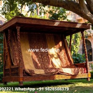 Premium Wooden Swing Design for Indoor Hall Area No-5036