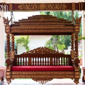 Wooden Swing Design with Beautiful Decorative Finish No-5037