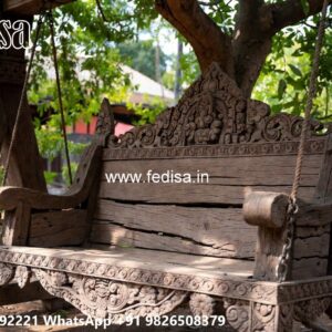 Wooden Swing Design for Luxury Lounge Interior Styling No-5038