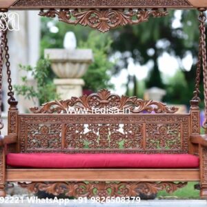Wooden Swing Design for Elegant Family Sitting Space No-5043