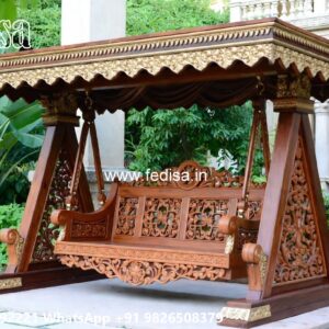 Wooden Swing Design with Luxury Teak Wood Finish No-5049