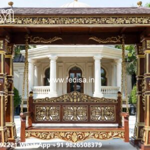 Luxury Swing Design with Decorative Floral Carvings No-5072