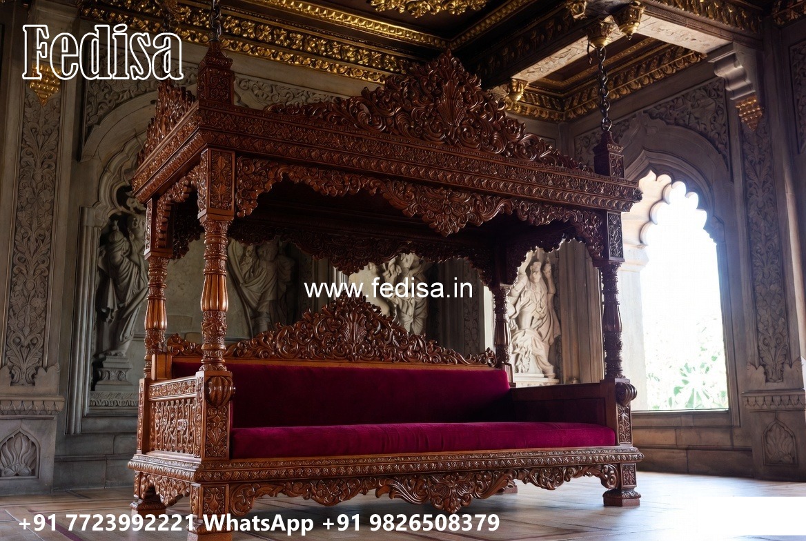 Luxury Swing Design with Rich Teak Wood Texture No-5076