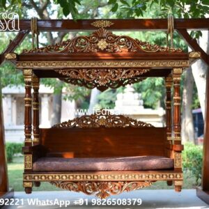 Luxury Swing Design with Artistic Wooden Patterns No-5087