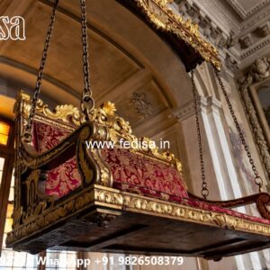 Luxury Swing Design with Beautiful Carved Backrest No-5096