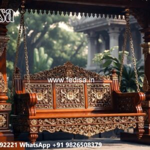 Wooden Classic Swing Design with Elegant Cushion Seating No-5166